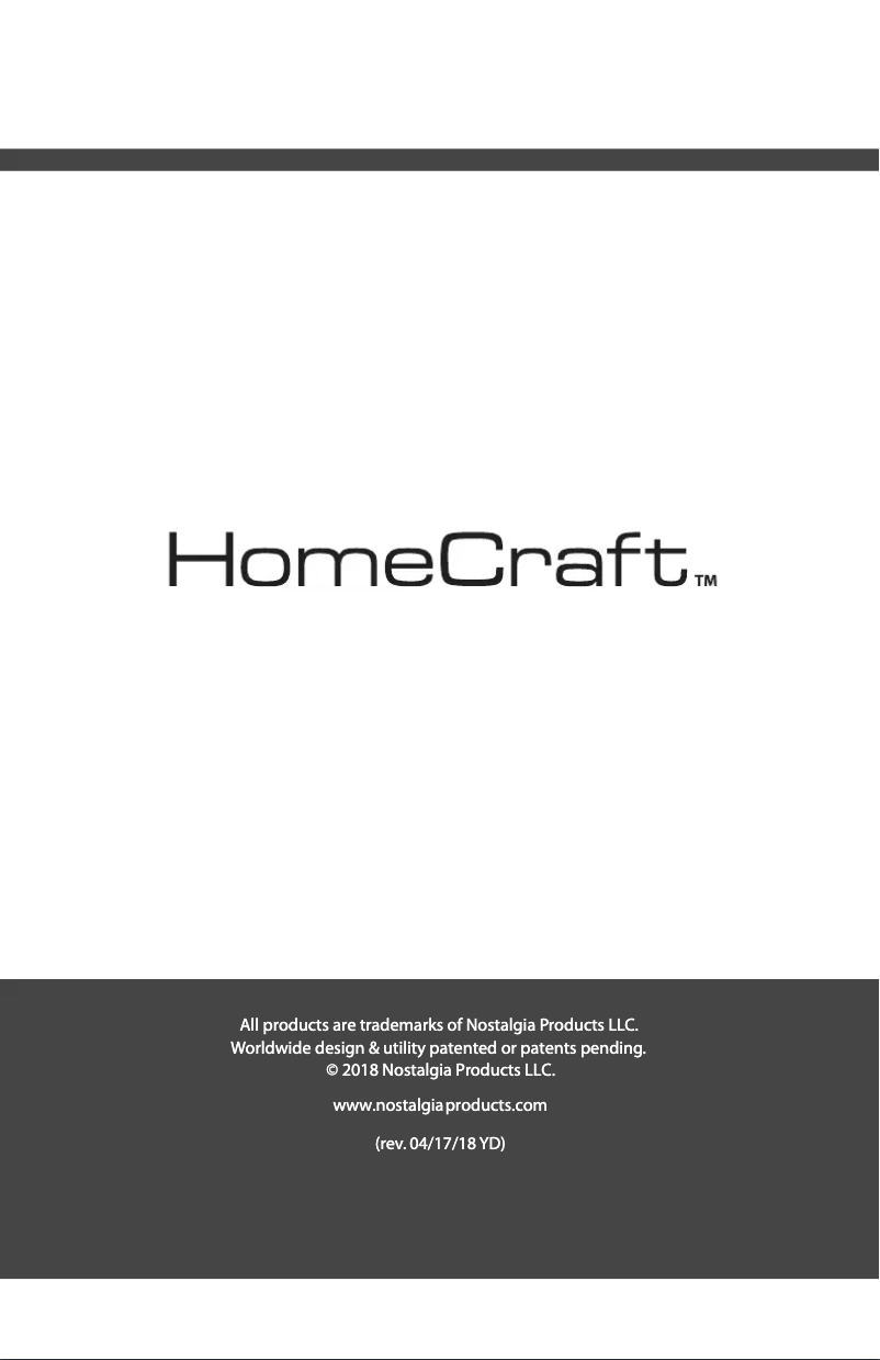 Page 1 de la notice Manuel utilisateur HomeCraft BSC15