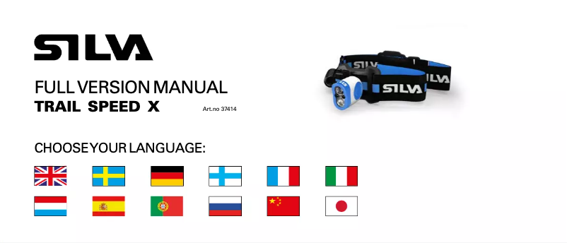 Page 1 de la notice Manuel utilisateur Silva Schneider Trail Speed X