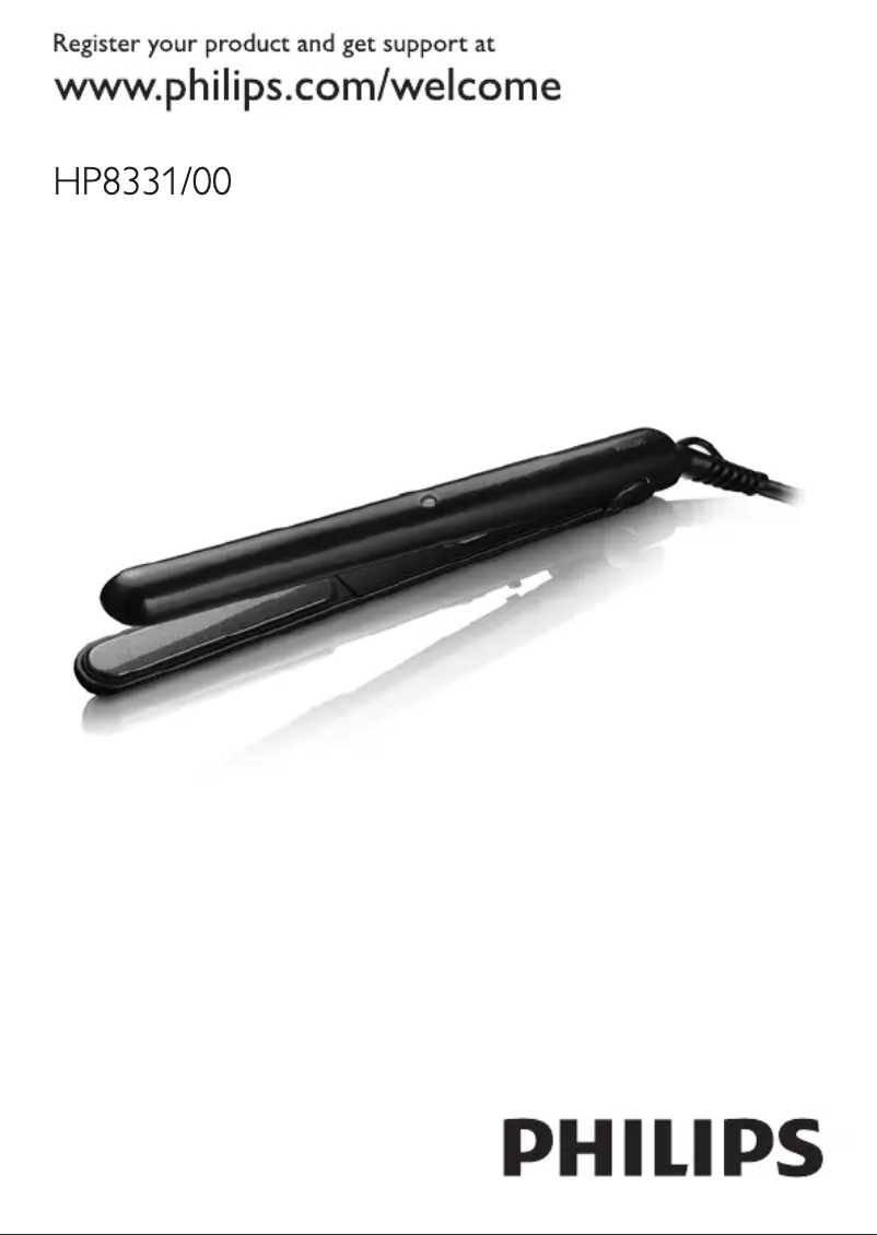 Página 1 del manual Manual de usuario Philips HP8331