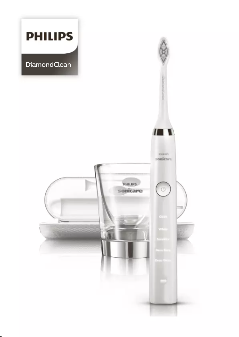 Página 1 del manual Manual de usuario Philips Sonicare DiamondClean HX9369