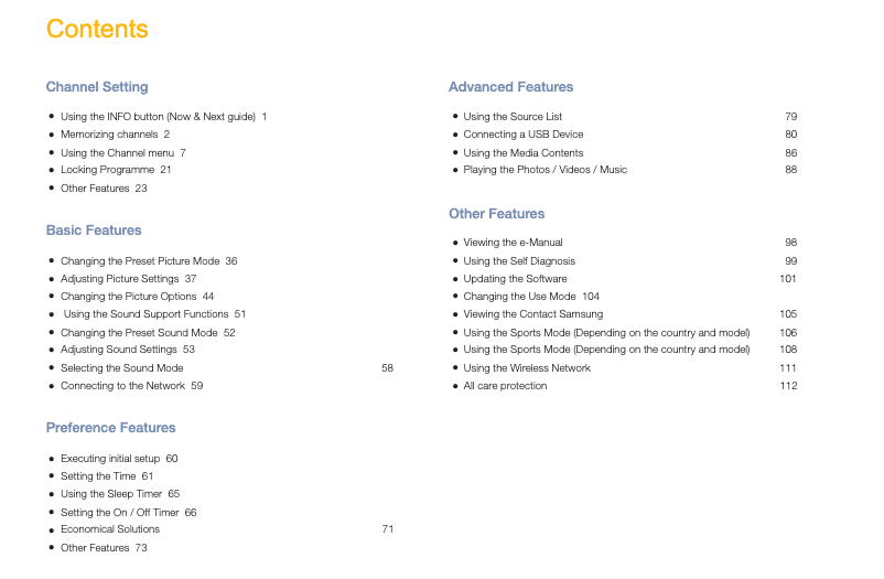 Página 1 del manual Manual de usuario Samsung UE32M5000