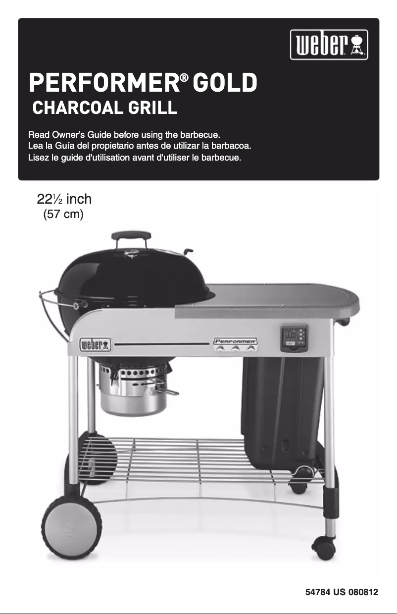 Page 1 de la notice Instructions / montage Weber Performer