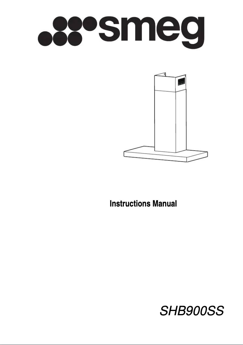 Page 1 de la notice Manuel utilisateur Smeg SHB900BL