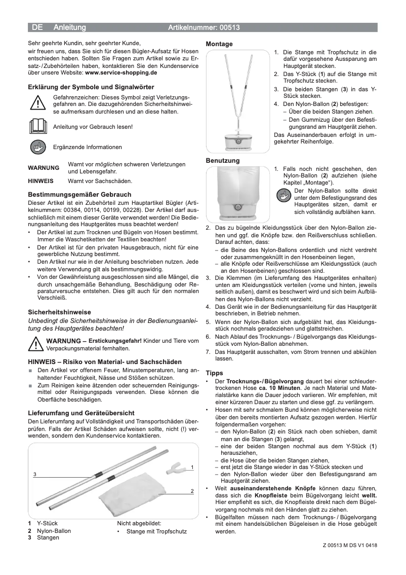 Página 1 del manual Manual de usuario Cleanmaxx 00513