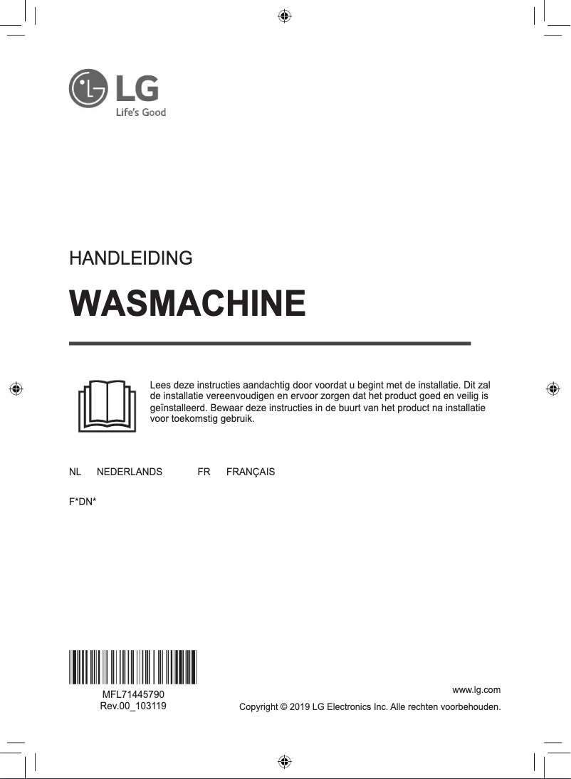Página 1 del manual Manual de usuario LG F4DV709H1