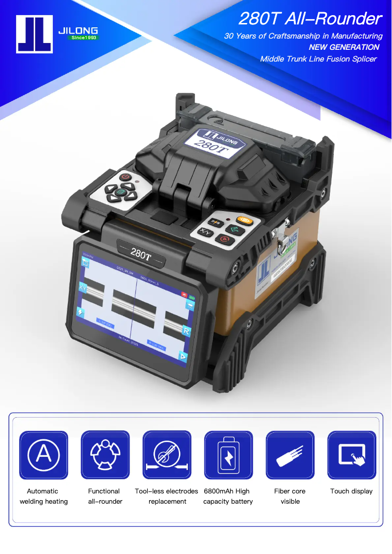 Page 1 de la notice Manuel utilisateur JILONG 280T
