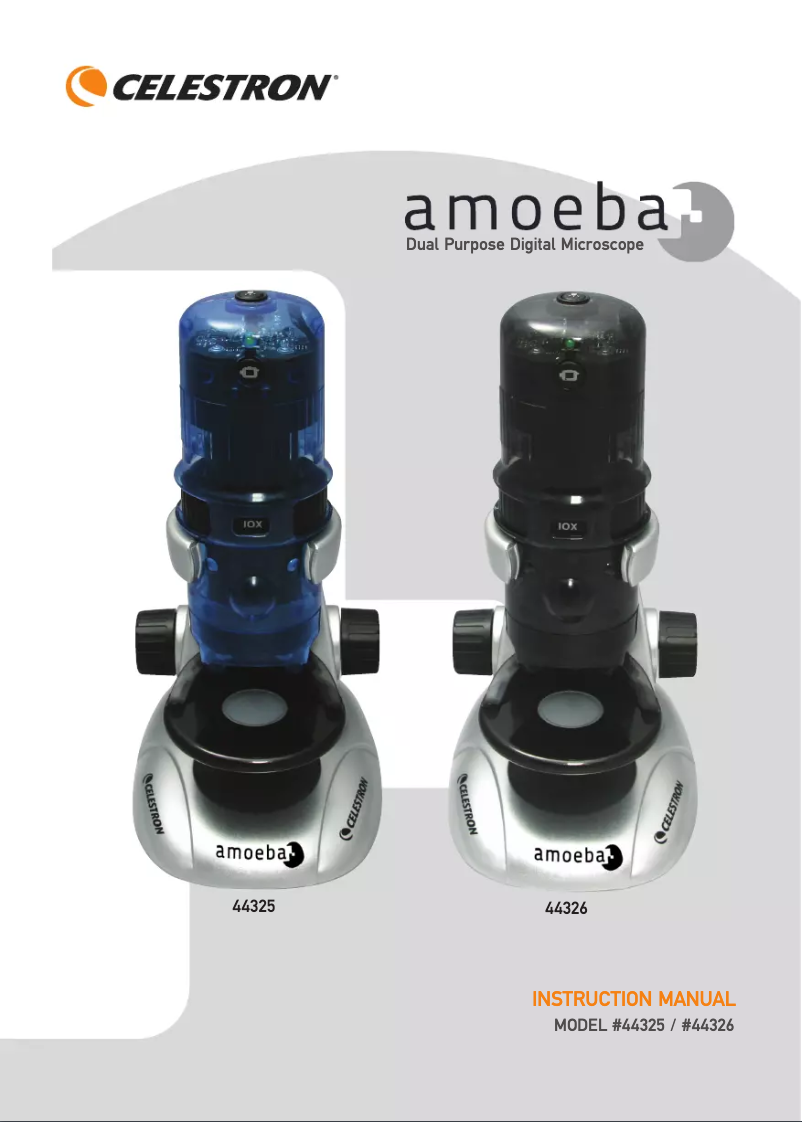 Page 1 de la notice Manuel utilisateur Celestron Amoeba Dual Purpose
