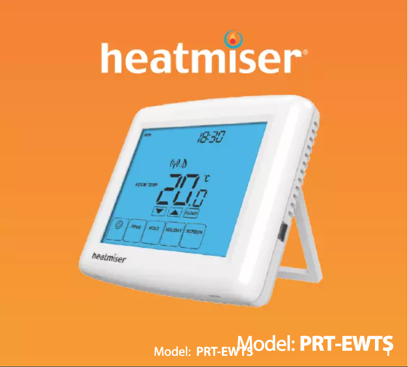 Page 1 of the manual User Manual Heatmiser PRT-EWTS