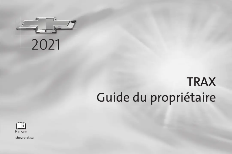 Page 1 de la notice Manuel utilisateur Chevrolet Trax (2021)