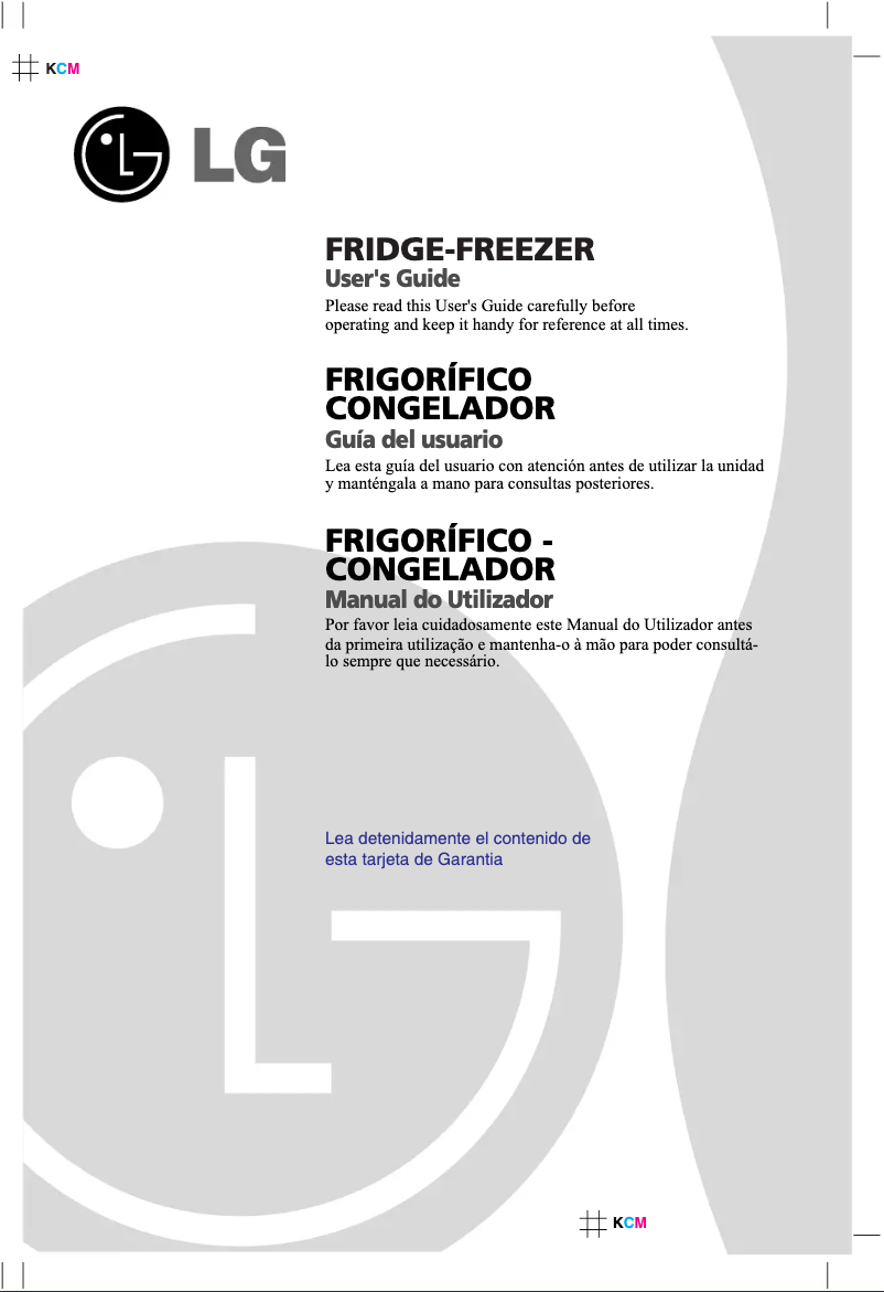 Page 1 of the manual User Manual LG GR-4195EX