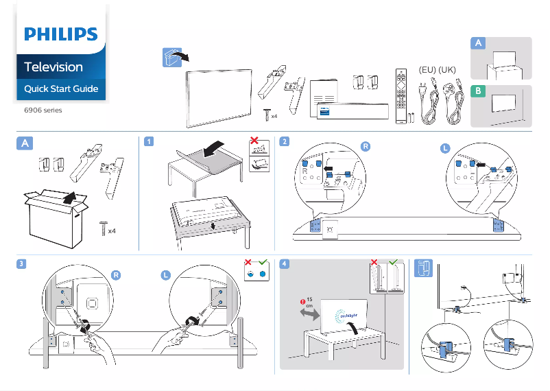 Image de la première page du manuel de l'appareil 32PFS6906