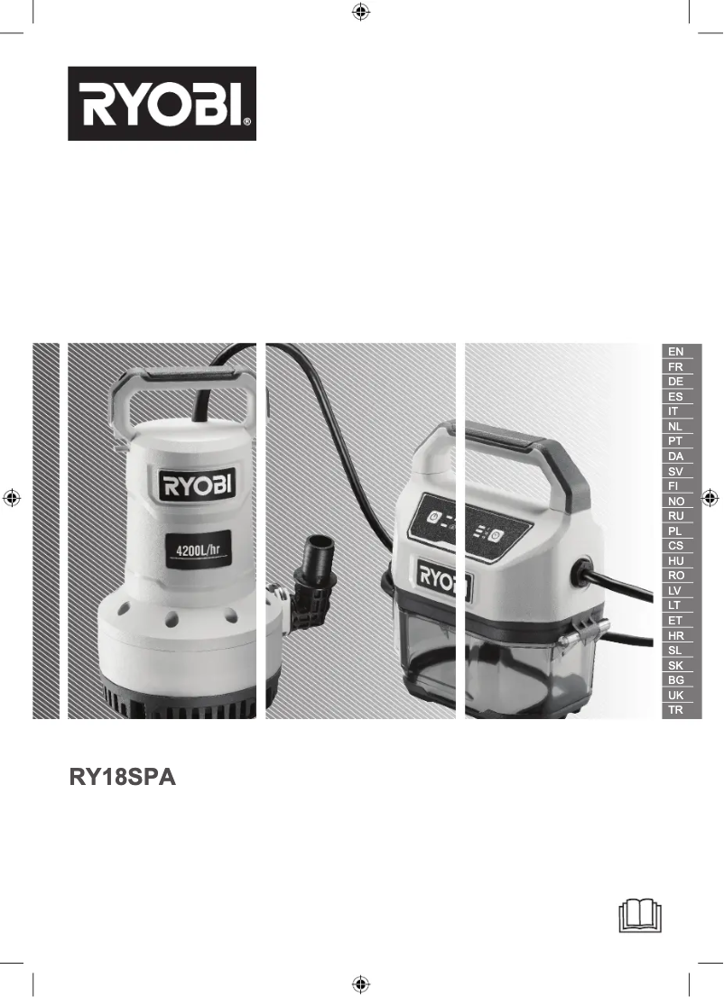 Página 1 del manual Manual de usuario RYOBI One+ RY18SPA