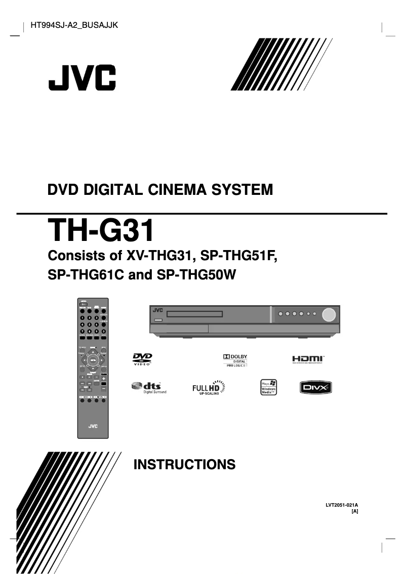Page 1 of the manual User Manual LG TH-G31A