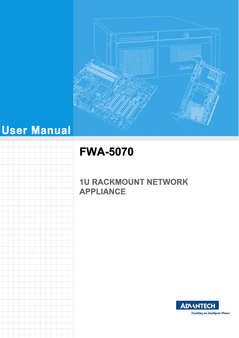 Página 1 del manual Manual de usuario Advantech FWA-5070