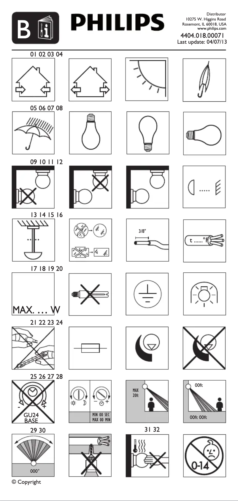 Página 1 del manual Manual de usuario Philips hue 712013148