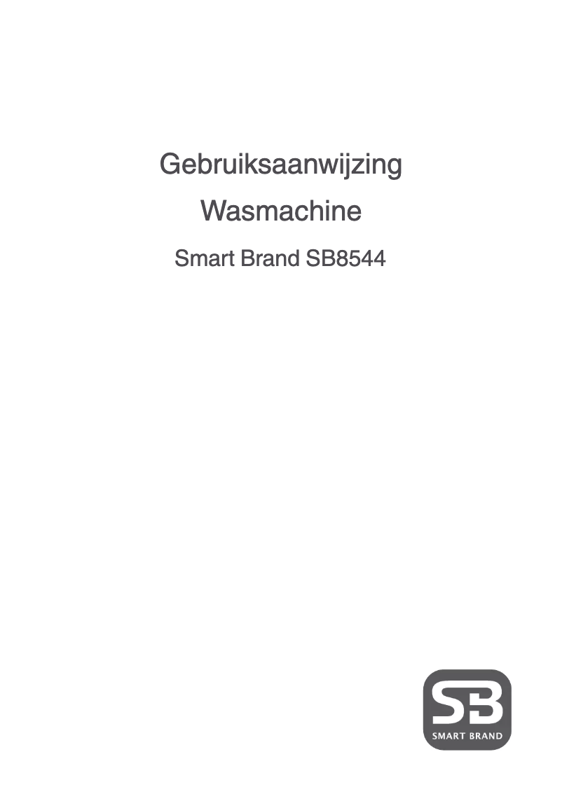 Page 1 de la notice Manuel utilisateur Smart Brand SB8544
