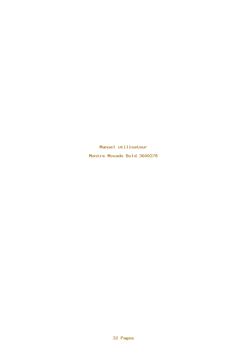 Image de la première page du manuel de l'appareil Bold 3600278