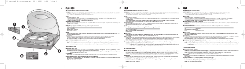 Page 1 of the manual User Manual Philips JR24CDRWK-00