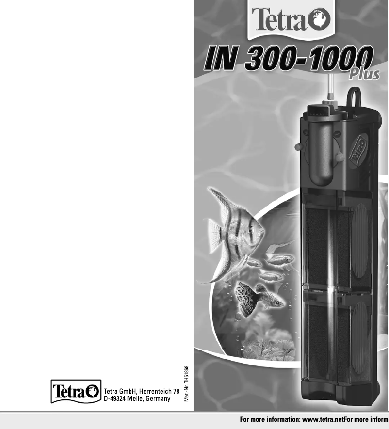 Página 1 del manual Manual de usuario Tetra IN 400 plus