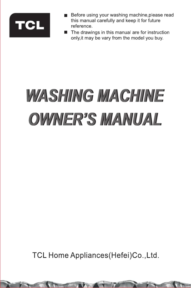Page 1 of the manual User Manual TCL FF0824SA5