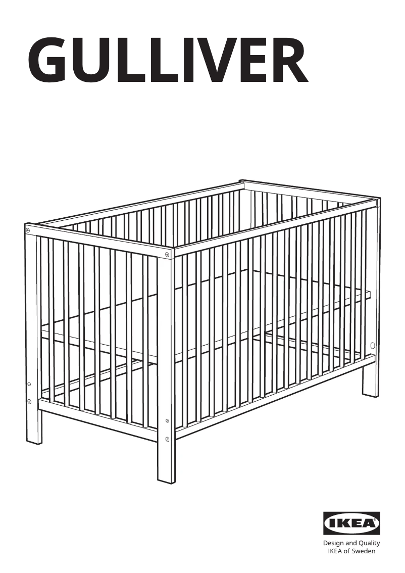 Page 1 de la notice Manuel utilisateur Ikea GULLIVER 505.440.61