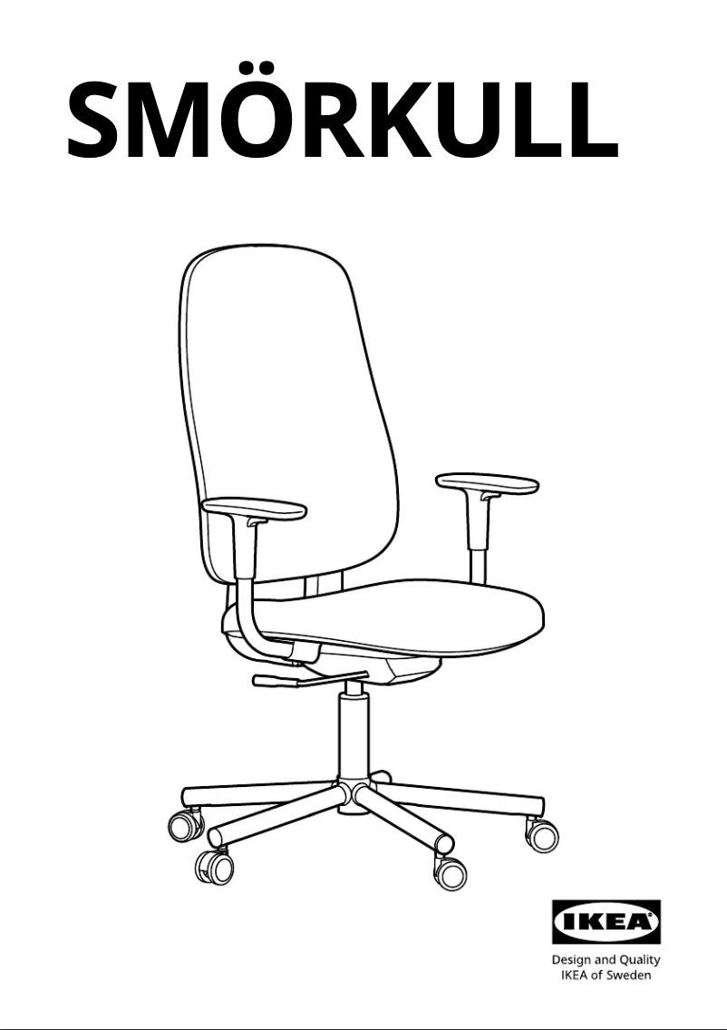 Page 1 de la notice Manuel utilisateur Ikea SMÖRKULL 105.034.49
