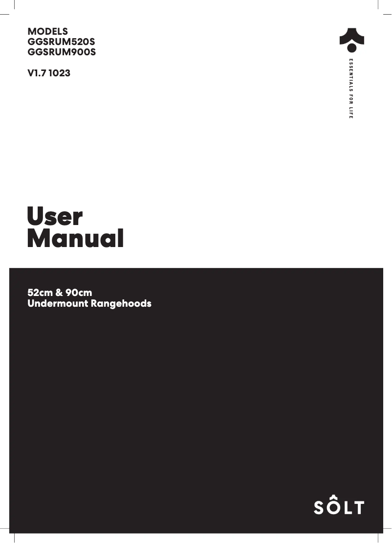 Page 1 de la notice Manuel utilisateur Sôlt GGSRUM900S