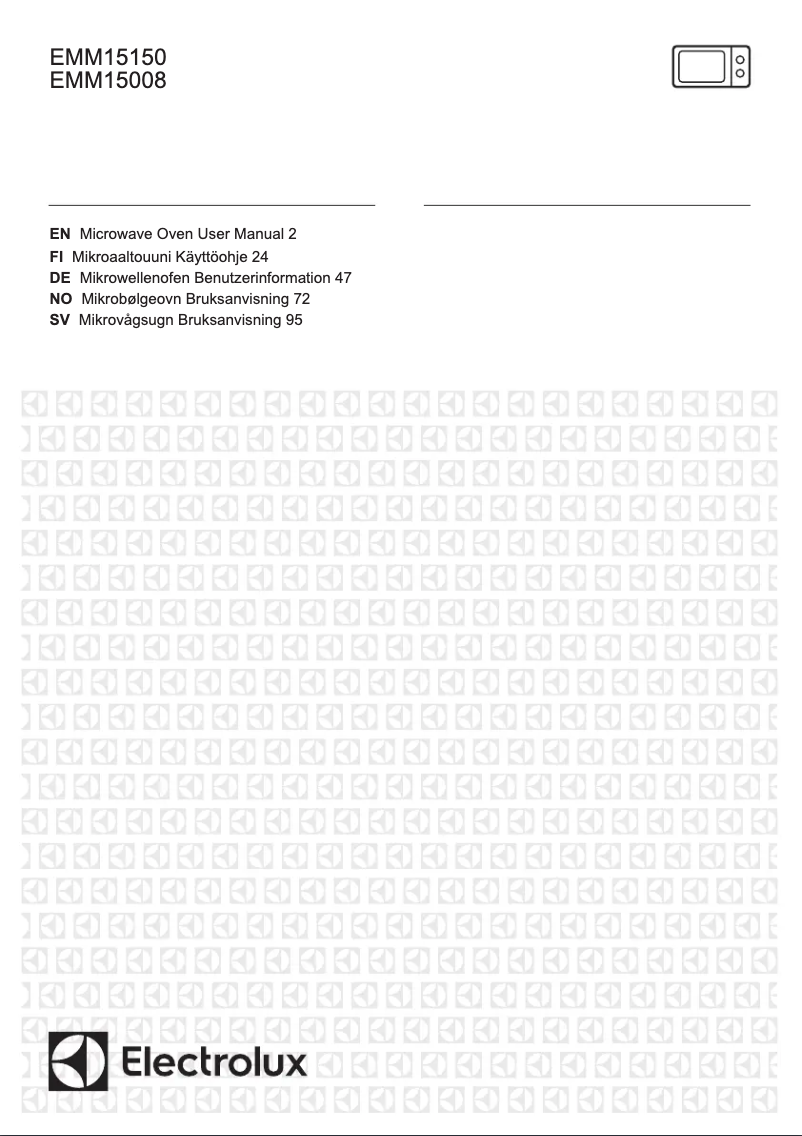 Página 1 del manual Manual de usuario Electrolux EMM15150OW