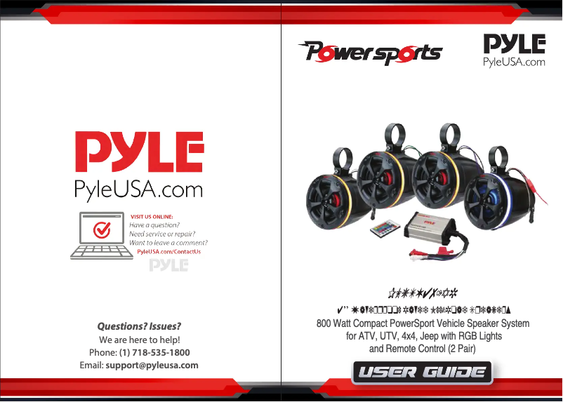 Página 1 del manual Manual de usuario Pyle PLUTV471AR