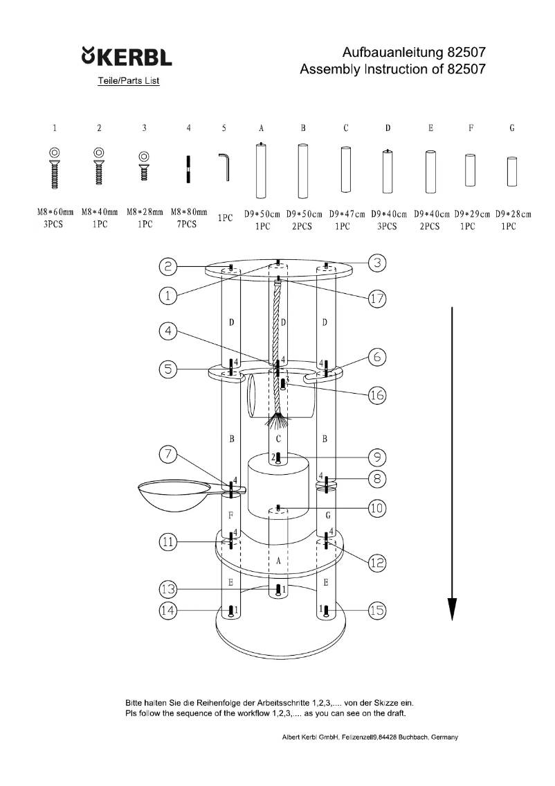 Page 1 de la notice Manuel utilisateur Kerbl Empire 82507