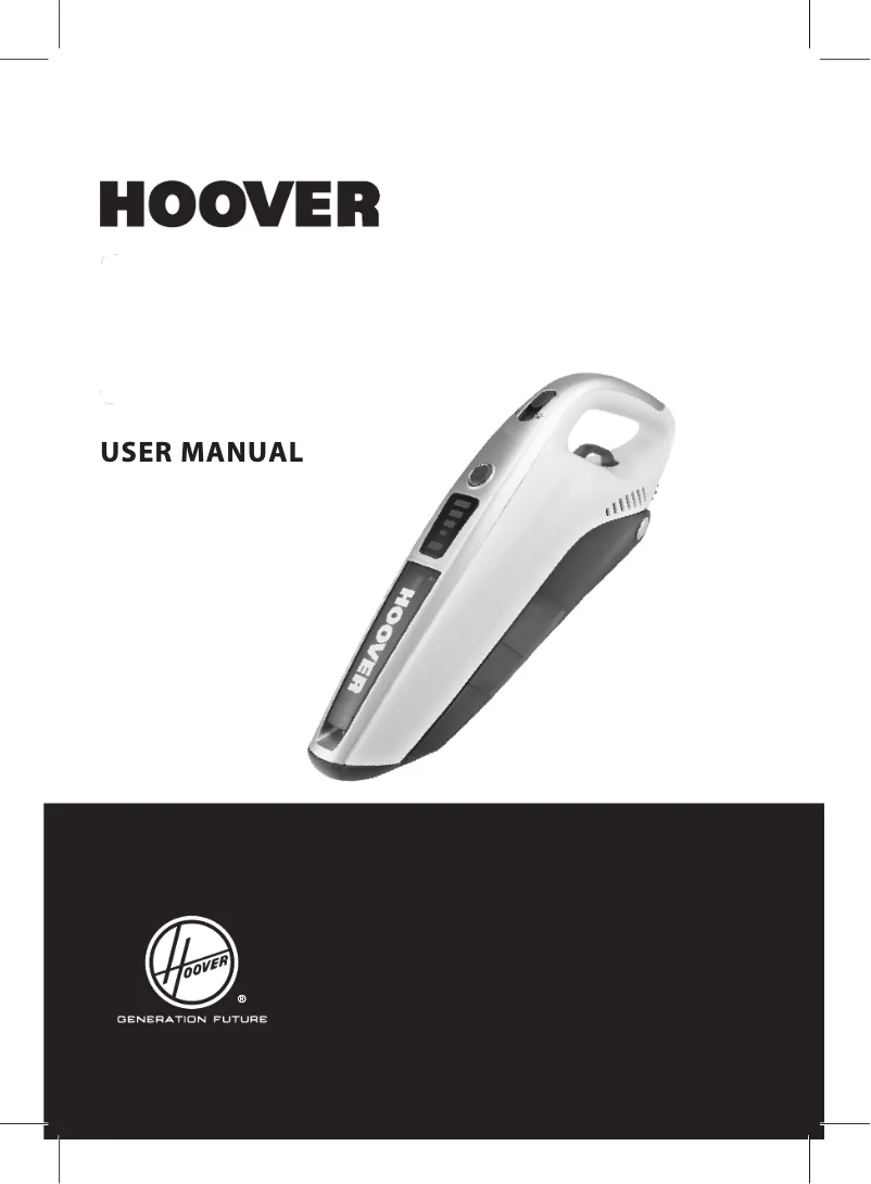 Page 1 de la notice Manuel utilisateur Hoover Jovis Plus SM156DPN 001
