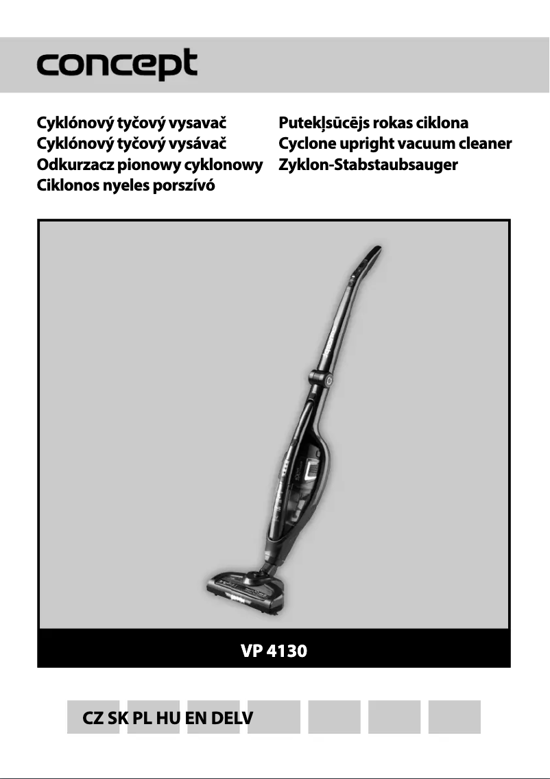 Page 1 de la notice Manuel utilisateur Concept VP-4130