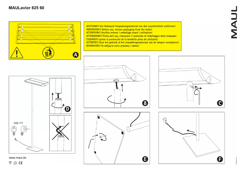Página 1 del manual Manual de usuario MAUL Avior
