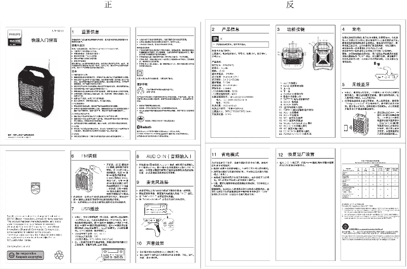 Page 1 of the manual User Manual Philips SD55