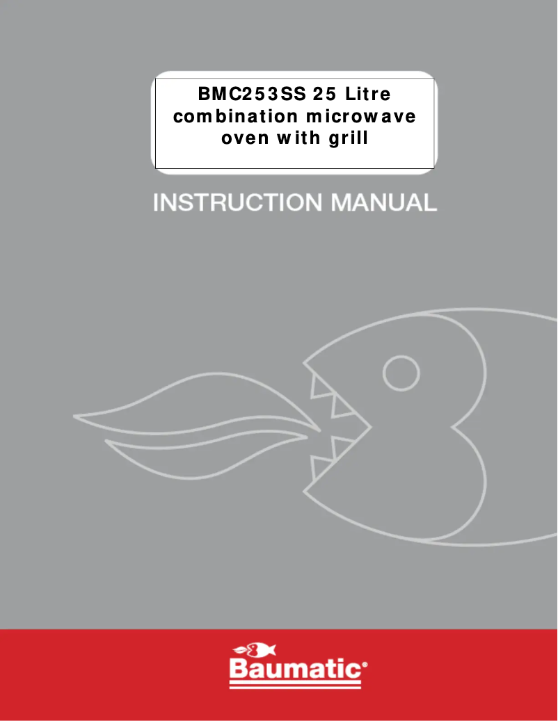 Page 1 de la notice Manuel utilisateur Baumatic BMC253SS