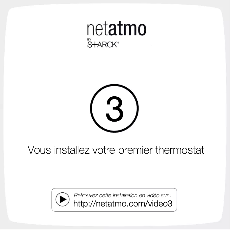 Page 1 de la notice Manuel utilisateur Netatmo By Starck