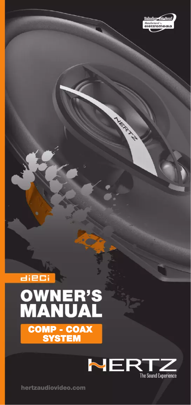 Page 1 de la notice Fiche technique Hertz Dieci DSK 130.3