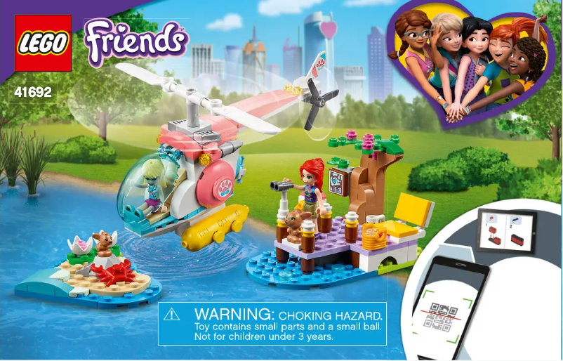 Page 1 de la notice Manuel utilisateur Lego Friends 41442