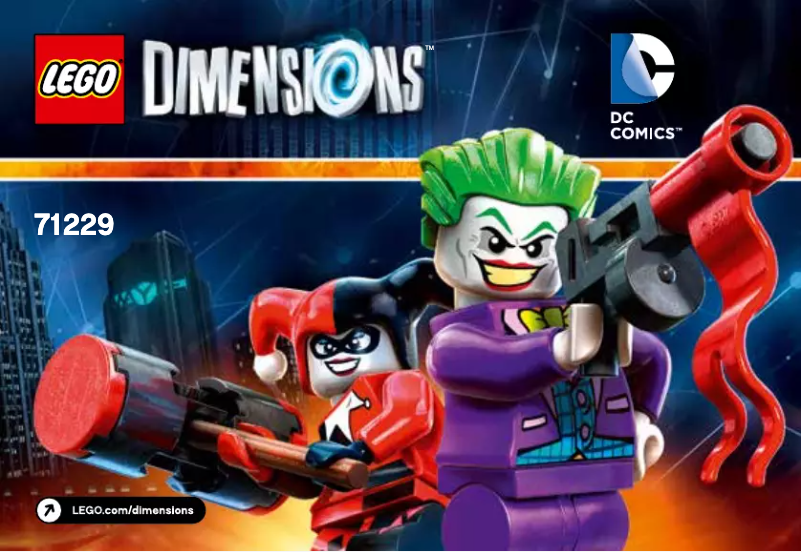 Page 1 de la notice Consignes visuelles Lego Dimensions 71229