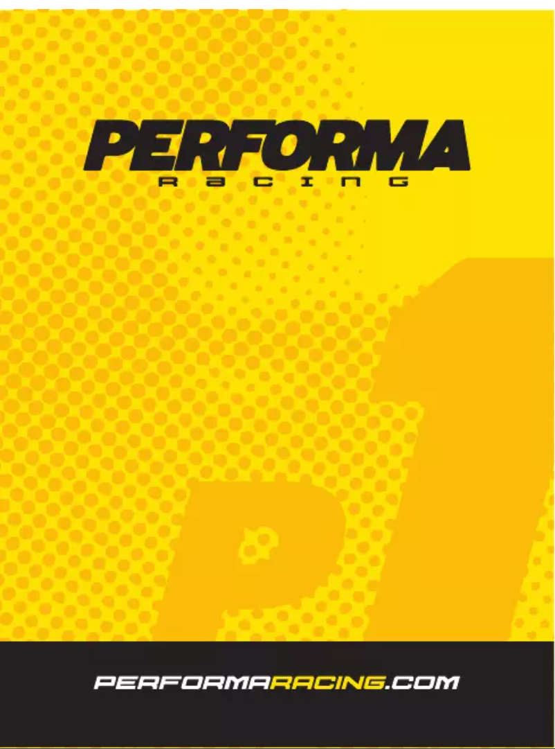 Page 1 de la notice Manuel utilisateur Performa Racing PA9361