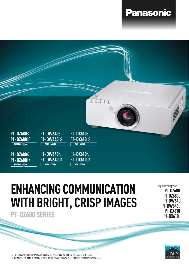 Página 1 del manual Manual de usuario Panasonic PT-DX610ELKJ