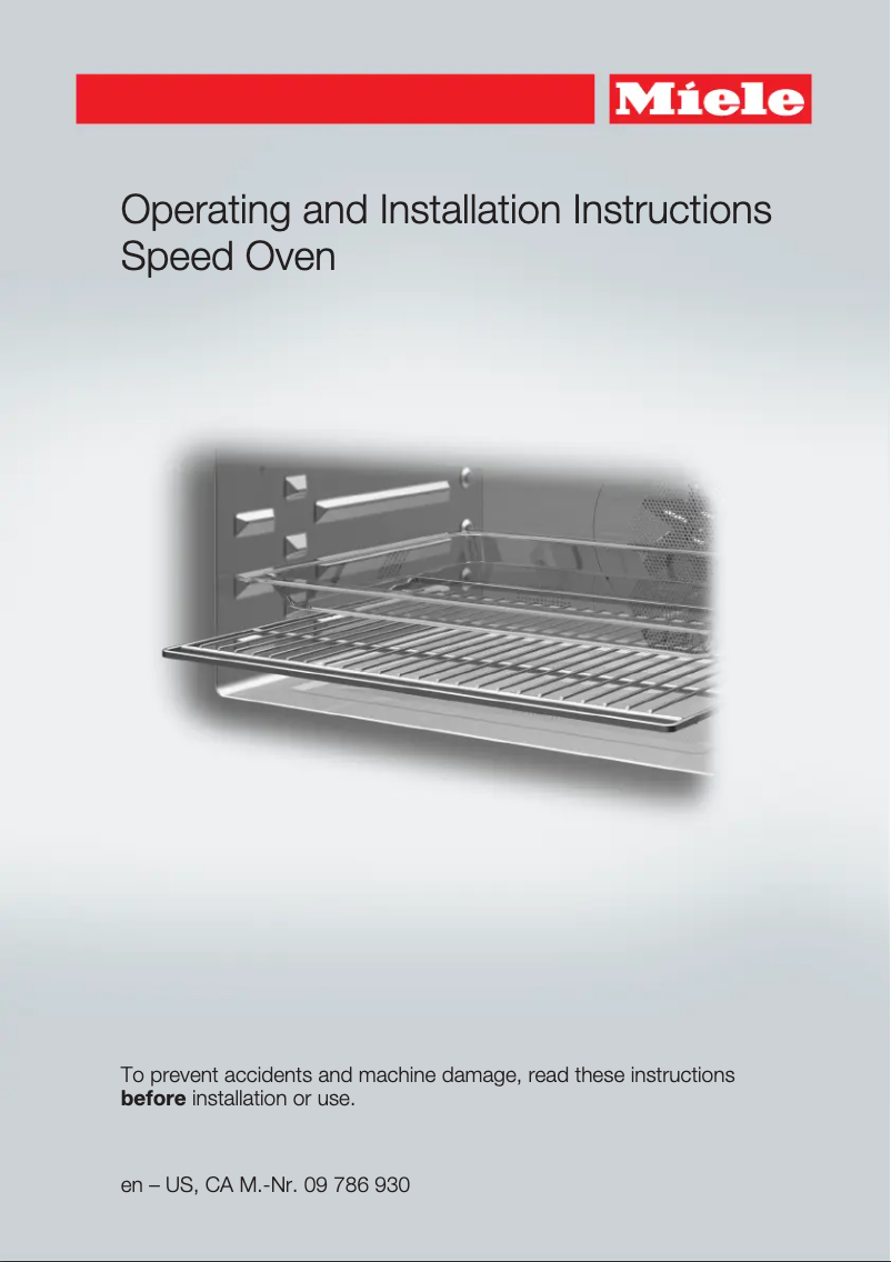 Página 1 del manual Guía de instalación Miele H 6800 BM BRWS