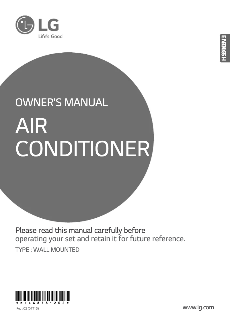 Page 1 of the manual User Manual LG BSNC246CYA0