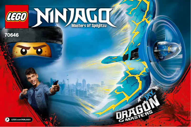 Page 1 de la notice Manuel utilisateur Lego Ninjago 70646