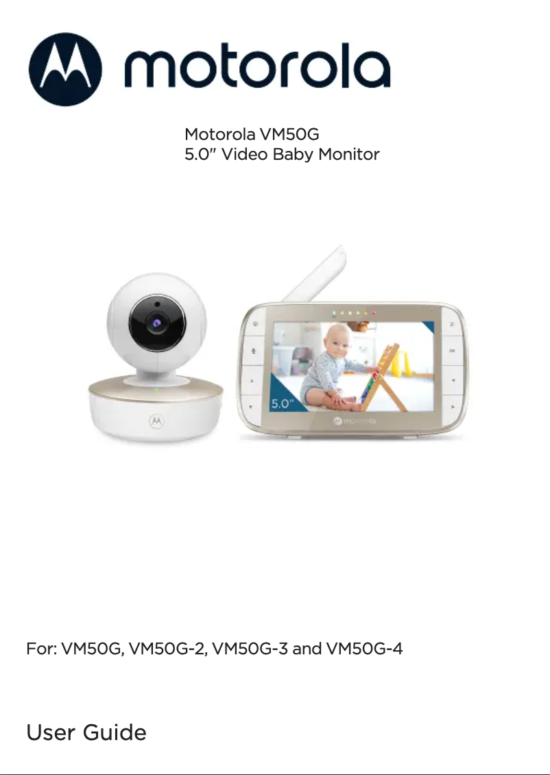Page 1 de la notice Manuel utilisateur Motorola VM50G-2