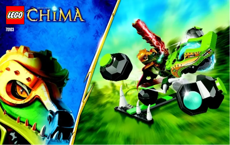 Página 1 del manual Manual de usuario Lego Chima 70103