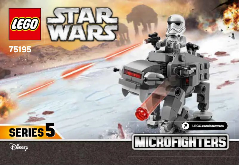 Página 1 del manual Instrucciones visuales Lego Star Wars 75195