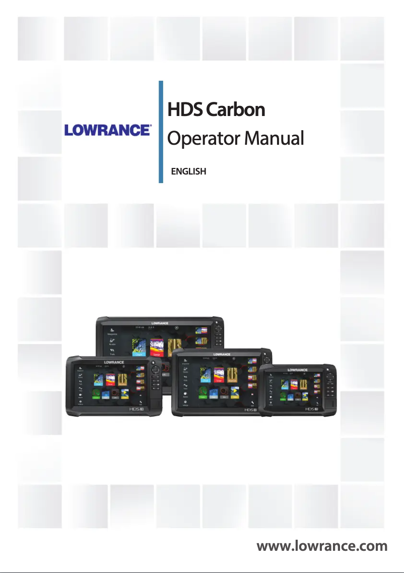 Page 1 de la notice Manuel utilisateur Lowrance HDS Carbon