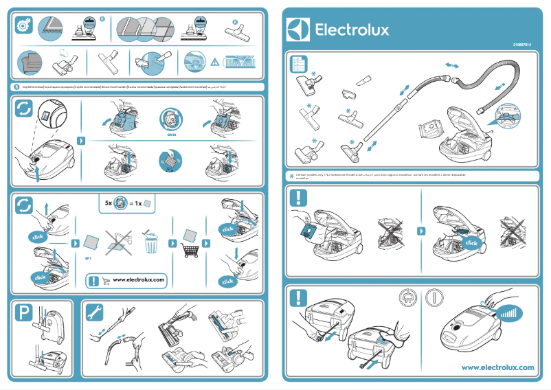 Page 1 de la notice Manuel utilisateur Electrolux ECE33EB
