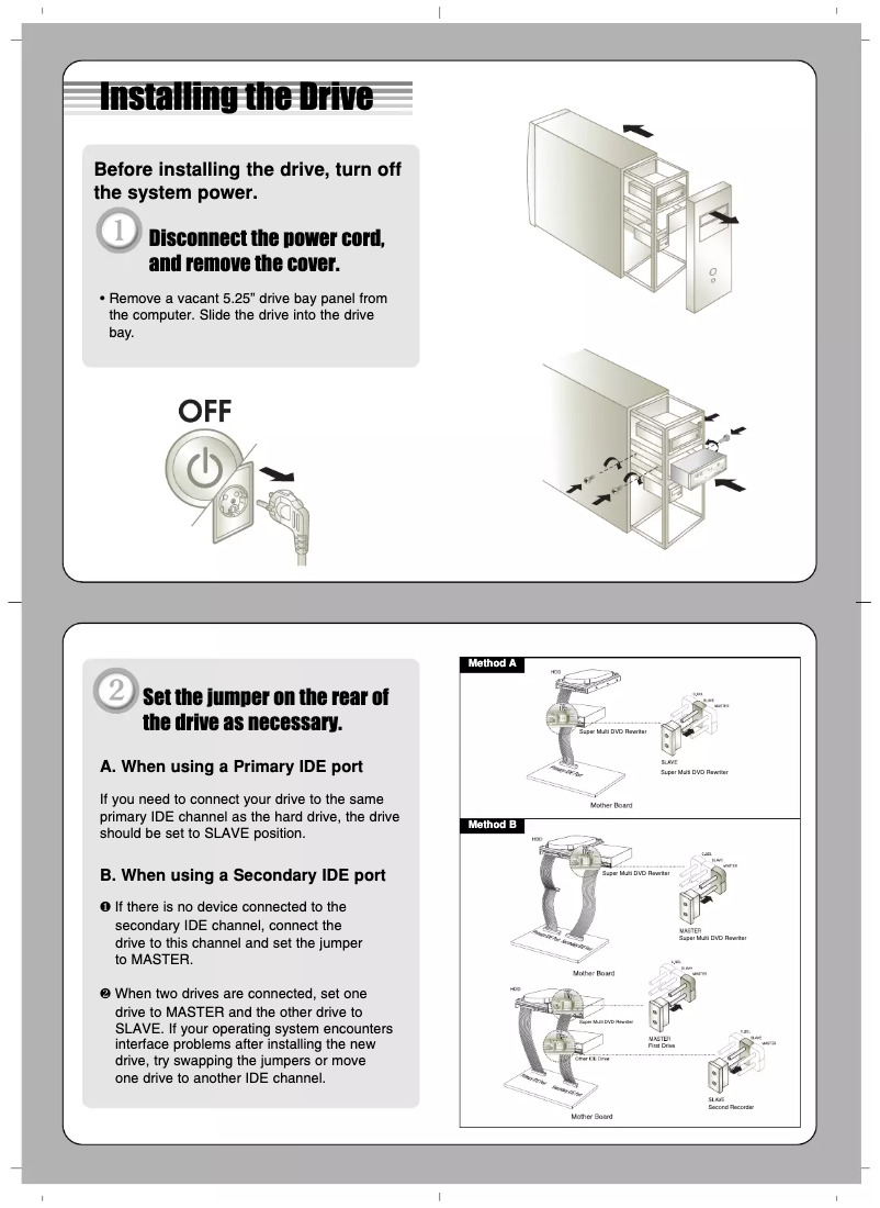 Page 1 de la notice Manuel utilisateur LG GSA-H54L